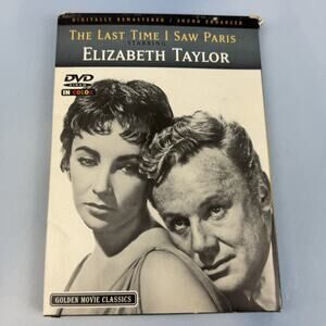 The Last Time I Saw Paris DVD Elizabeth Taylor 2004 Digitally Remastered Classic